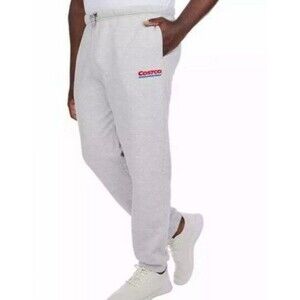 Kirkland Costco Wholesale Mens Logo Jogger Gray Small NWT